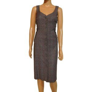 Nanette Lepore Plaid Print Dress  Final Price